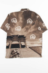 Dragons & Temple Rave Y2K Shirt