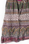 Plum & Green Hippie Skirt