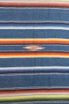 Blue Rainbow Vintage Blanket