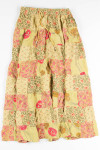 Yellow Patch Hippie Skirt