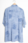 Blue Palm Vintage Hawaiian