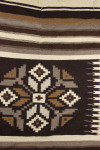 Brown Patterned Vintage Blanket