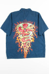 Fire Dragon Rave Y2K Shirt