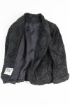 Black Vintage Fur Coat