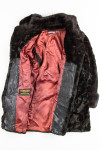 Long Dark Brown Vintage Fur Coat