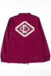 Burgundy Old English Coach Jacket