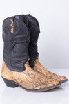 Snakeskin Vintage Cowboy Boots (10 D)