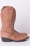 Sand Suede Cowboy Boots (8.5M)