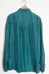 L/S Teal Silk Shirt