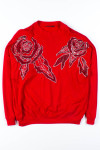 Glitter Roses Sweatshirt