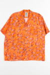 Orange Pineapple Vintage Hawaiian