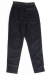 Black High Waisted Corduroy Pants