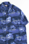 Blue Wave Rider Vintage Hawaiian