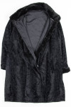 Black Snake Vintage Fur Coat