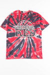 Grateful Red Wisconsin Tie Dye Tee