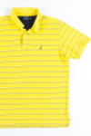 Yellow Pinstripe Nautica Polo Shirt