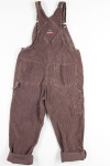 Brown Corduroy Overalls 1