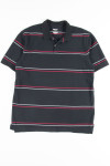 Black Striped Polo Shirt