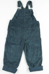 Teal Corduroy Overalls