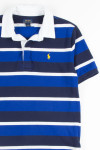 Blue & Royal Striped Ralph Lauren Polo Shirt