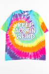 Keep Austin Weird Tie Dye Tee 2