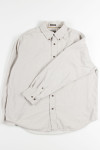 Light Grey Corduroy Button Up Shirt