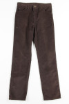 Brown Lee Corduroy Pants