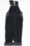 Black Corduroy Overalls