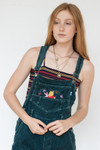 Teal Winnie the Pooh Vintage Corduroy Overalls