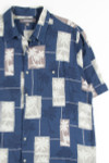 Navy Palms Vintage Hawaiian