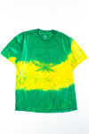 Green & Yellow Band Weed Tee (X-Large)