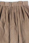 Tan Corduroy Maxi Skirt