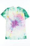 Faded Rainbow V-Neck Party Invitation Tie Dye Tee