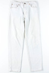 Vintage White Levis Denim Jeans 108 (sz. 33 x 34)