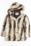 Brown Tonal Fur Coat