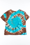 Blue & Brown Party Invitation Tie Dye Tee