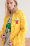 Yellow Michelob Snap Front Nylon Jacket