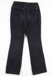 Black Curduroy Bootcut Jeans