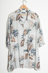 Leaf Print Vintage Hawaiian