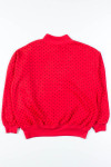 Red Polka Dot Sweatshirt