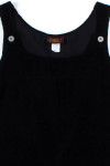 Black Velvet Pocket Dress