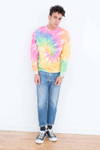 Pastel Rainbow Tie Dye Sweatshirt