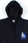 Cancun Mexico Canvas Zip Hoodie