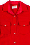 Vintage Red Pendleton Wool Shirt