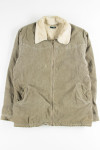 Tan Sherpa Lined Corduroy Coat 11