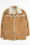 Tan Sherpa Lined Corduroy Coat 10