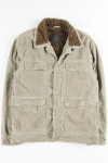 Tan Sherpa Lined Corduroy Coat 6