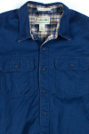 Navy L.L. Bean Button Overshirt