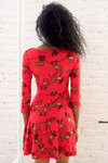 Red Reindeer Lights Dress