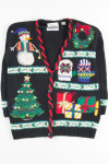 Black Ugly Christmas Cardigan 50943